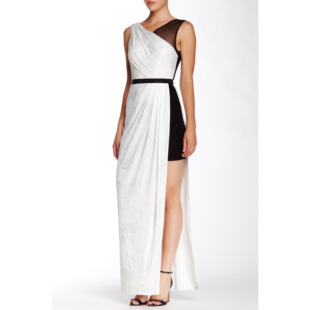 Slinky Mesh Back Gown - ABS by Allen Schwartz